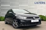 2022 Volkswagen Polo Hatchback 1.0 TSI R-Line 5dr in Deep Black at Listers Volkswagen Coventry