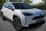 2023 Toyota Yaris Cross Estate 1.5 Hybrid Design 5dr CVT in White at Listers Toyota Boston