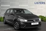 2023 Volkswagen Polo Hatchback 1.0 TSI Life 5dr in Deep black at Listers Volkswagen Evesham