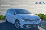 2022 Volkswagen Polo Hatchback 1.0 TSI Style 5dr in Pure White at Listers Volkswagen Nuneaton