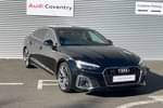 2021 Audi A5 Diesel Sportback 40 TDI 204 Quattro S Line 5dr S Tronic in Mythos Black Metallic at Coventry Audi