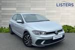 2022 Volkswagen Polo Hatchback 1.0 TSI Life 5dr DSG in Reflex Silver at Listers Volkswagen Nuneaton