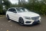 2018 Mercedes-Benz C Class Diesel Estate C250d AMG Line Premium Plus 5dr 9G-Tronic in Solid - Polar white at Listers U Northampton