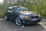 2017 BMW 1 Series Diesel Hatchback 125d M Sport 3dr (Nav) Step Auto in Metallic - Black sapphire at Listers U Northampton