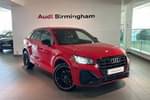 2022 Audi Q2 Estate 35 TFSI Black Edition 5dr in Tango Red Metallic at Birmingham Audi