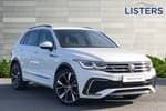 2021 Volkswagen Tiguan Diesel Estate 2.0 TDI R-Line 5dr DSG in Pure White at Listers Volkswagen Worcester