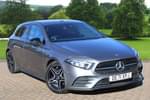 2021 Mercedes-Benz A Class Hatchback Special Editions A180 AMG Line Executive Edition 5dr in Mountain Grey Metallic at Mercedes-Benz of Grimsby