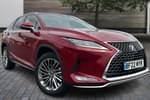 2022 Lexus RX Estate 450h L 3.5 Takumi 5dr CVT in Red at Lexus Coventry