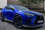 2022 Lexus NX Estate 350h 2.5 F-Sport 5dr E-CVT (Premium Plus/Pan roof) in Blue at Lexus Lincoln