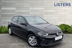 2022 Volkswagen Polo Hatchback 1.0 TSI Life 5dr in Deep black at Listers Volkswagen Nuneaton