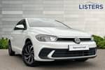 2022 Volkswagen Polo Hatchback 1.0 TSI Life 5dr DSG in Pure White at Listers Volkswagen Coventry