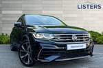 2022 Volkswagen Tiguan Estate 1.5 TSI 150 R-Line 5dr DSG in Deep black at Listers Volkswagen Coventry