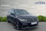 2021 Volkswagen Tiguan Estate 1.5 TSI 150 R-Line 5dr DSG in Deep black at Listers Volkswagen Nuneaton