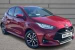 2021 Toyota Yaris Hatchback 1.5 Hybrid Design 5dr CVT in Red at Listers Toyota Bristol (South)