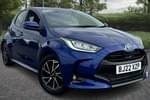 2022 Toyota Yaris Hatchback 1.5 Hybrid Design 5dr CVT in Blue at Listers Toyota Coventry