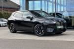 BMW iX xDrive40 M Sport in Black Sapphire metallic paint at Listers King's Lynn (BMW)