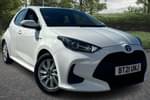 2021 Toyota Yaris Hatchback 1.5 Hybrid Icon 5dr CVT in White at Listers Toyota Coventry