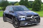 2022 Mercedes-Benz GLE Diesel Estate 400d 4Matic AMG Line Prem + 5dr 9G-Tron (7 St) in cavansite blue at Mercedes-Benz of Grimsby