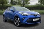 2022 Toyota C-HR Hatchback 1.8 Hybrid Design 5dr CVT in Blue at Listers Toyota Stratford-upon-Avon