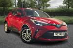 2023 Toyota C-HR Hatchback 1.8 Hybrid Icon 5dr CVT in Red at Listers Toyota Stratford-upon-Avon