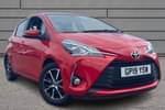 2019 Toyota Yaris Hatchback 1.5 VVT-i Icon Tech 5dr in Chilli Red at Listers Toyota Bristol (North)