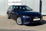 2022 Audi A4 Avant 35 TFSI Technik 5dr S Tronic in Navarra Blue Metallic at Stratford Audi