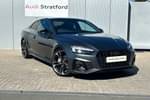 2022 Audi A5 Coupe 40 TFSI 204 Black Edition 2dr S Tronic in Daytona grey, pearl effect at Stratford Audi