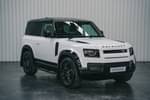 2024 Defender Diesel Estate 3.0 D250 X-Dynamic SE 90 3dr Auto in Fuji White at Listers Land Rover Solihull