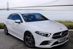 2019 Mercedes-Benz A Class Hatchback A200 AMG Line Premium 5dr in Polar White at Mercedes-Benz of Hull