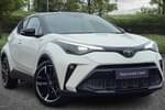 2022 Toyota C-HR Hatchback 1.8 Hybrid GR Sport 5dr CVT in White at Listers Toyota Nuneaton