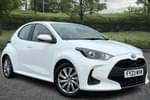 2023 Toyota Yaris Hatchback 1.5 Hybrid Icon 5dr CVT in White at Listers Toyota Lincoln