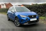 2023 SEAT Arona Hatchback 1.5 TSI 150 FR Sport 5dr DSG in Sapphire Blue With White Roof at Listers SEAT Worcester