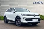 2024 Volkswagen Tiguan Estate 1.5 eTSI 150 Match 5dr DSG in Pure White at Listers Volkswagen Loughborough