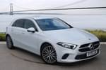 2021 Mercedes-Benz A Class Hatchback Special Editions A180 Sport Executive Edition 5dr Auto in digital white metallic at Mercedes-Benz of Hull