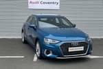 2020 Audi A3 Diesel Sportback 35 TDI Sport 5dr S Tronic in Atoll Blue Metallic at Coventry Audi