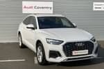 2023 Audi Q5 Diesel Sportback 40 TDI Quattro S Line 5dr S Tronic in Glacier white, metallic at Coventry Audi