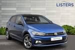 2021 Volkswagen Polo Hatchback 1.0 TSI 110 R-Line 5dr DSG in Reef blue at Listers Volkswagen Evesham