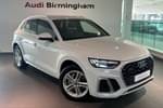 2021 Audi Q5 Diesel Estate 40 TDI Quattro S Line 5dr S Tronic in Glacier White Metallic at Birmingham Audi