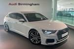 2023 Audi A6 Avant 40 TFSI S Line 5dr S Tronic (Tech Pack) in Glacier White, metallic at Birmingham Audi