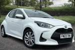 2023 Toyota Yaris Hatchback 1.5 Hybrid Icon 5dr CVT in White at Listers Toyota Lincoln