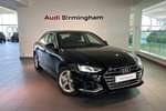 2024 Audi A4 Saloon 40 TFSI 204 Sport 4dr S Tronic (17" Alloy) in Brilliant Black at Birmingham Audi