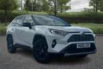 2020 Toyota RAV4 Estate 2.5 VVT-i Hybrid Dynamic 5dr CVT in White at Listers Toyota Stratford-upon-Avon