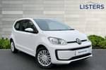 2018 Volkswagen Up Hatchback 1.0 Move Up 3dr in Candy White at Listers Volkswagen Evesham