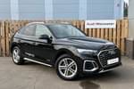 2021 Audi Q5 Diesel Sportback 40 TDI Quattro S Line 5dr S Tronic in Mythos Black Metallic at Worcester Audi