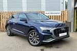 2021 Audi Q8 Diesel Estate 50 TDI Quattro S Line 5dr Tiptronic (Leather) in Navarra Blue Metallic at Worcester Audi