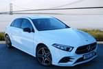 2022 Mercedes-Benz A Class Hatchback A180 AMG Line Executive 5dr Auto in Polar white at Mercedes-Benz of Hull