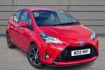 2019 Toyota Yaris Hatchback 1.5 Hybrid Icon Tech 5dr CVT in Red Pop at Listers Toyota Bristol (North)