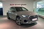 2021 Audi Q5 Diesel Sportback 40 TDI Quattro S Line 5dr S Tronic in Quantum Grey at Birmingham Audi