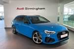 2021 Audi A4 Diesel Avant 35 TDI Black Edition 5dr S Tronic in Turbo Blue at Birmingham Audi