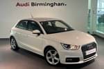 2017 Audi A1 Sportback 1.0 TFSI Sport 5dr in Shell White at Birmingham Audi